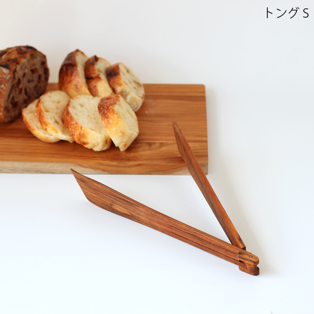 チーク材 天然木 無垢 トング S 全商品 雑貨のお店 セレクト ペンギン 本店